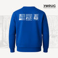Saks Mavi Bisiklet Yaka Sweatshirt Yerebatan & Medusa