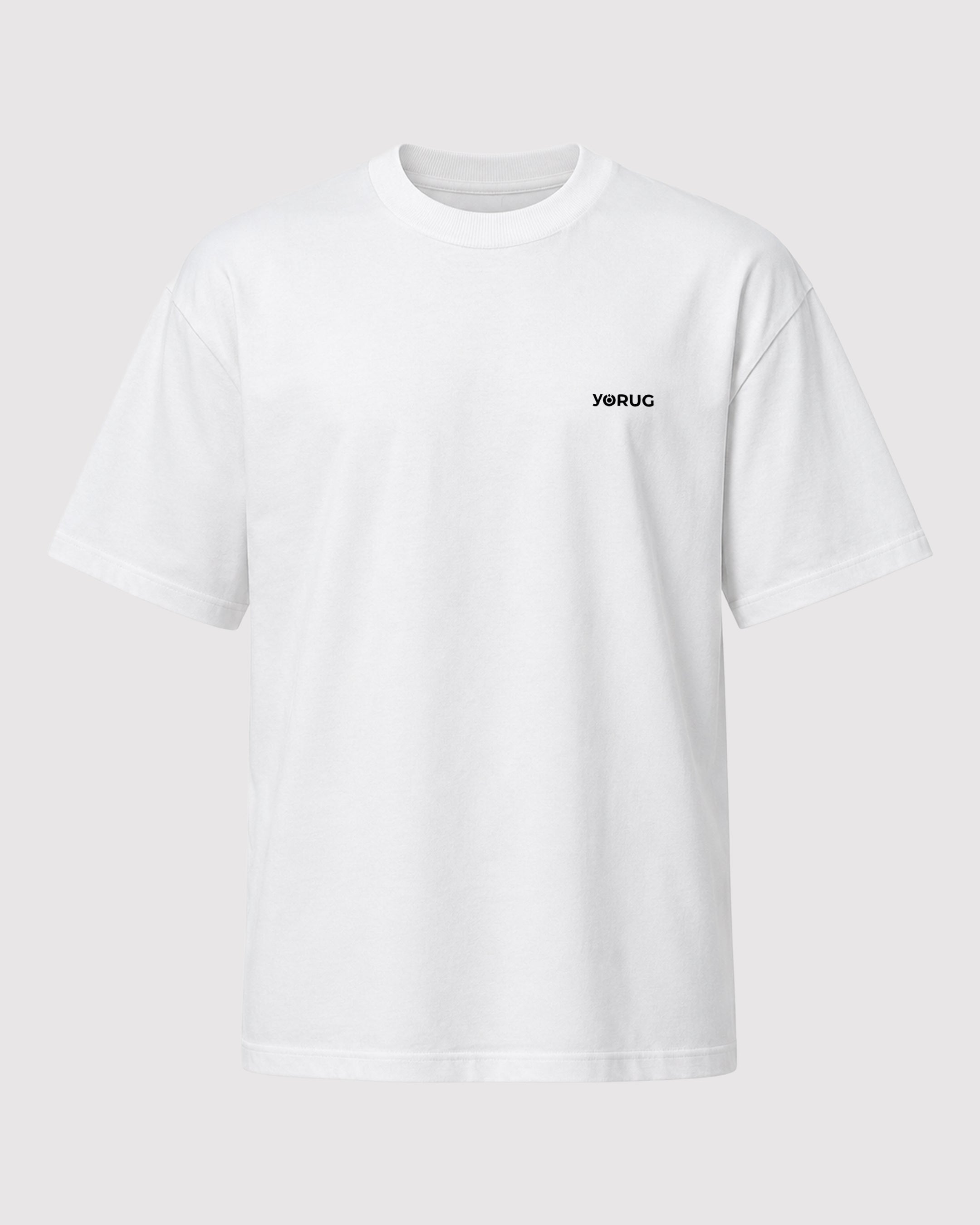 Casual Oversize T-Shirt Beyaz