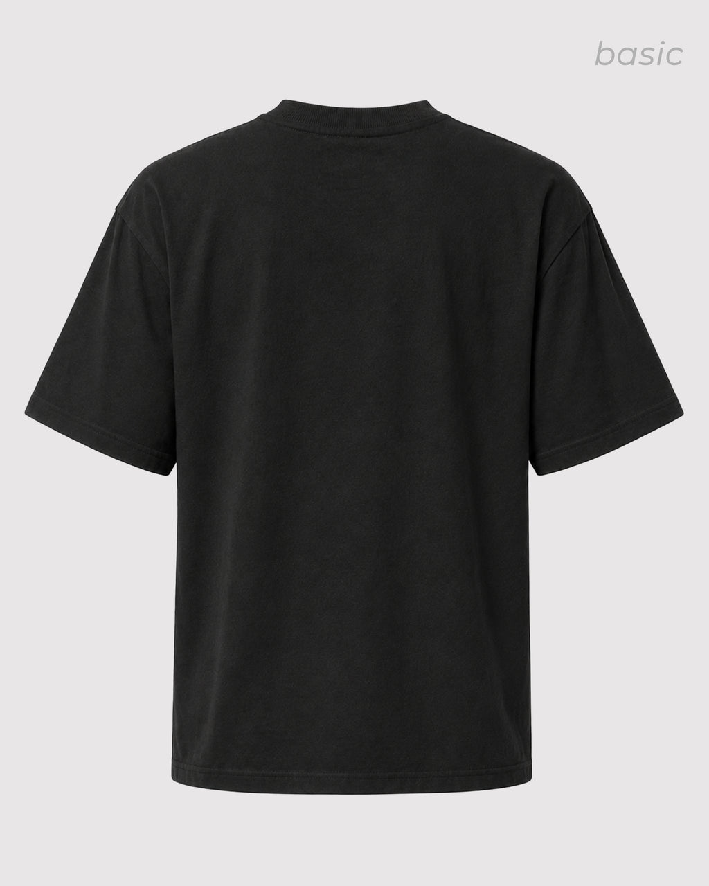 Casual Oversize T-Shirt Siyah