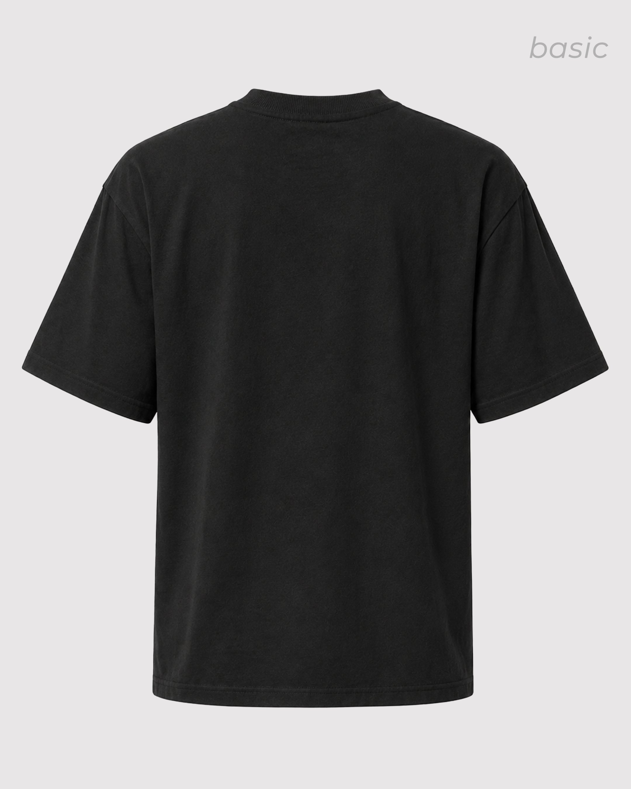 Casual Oversize T-Shirt Siyah