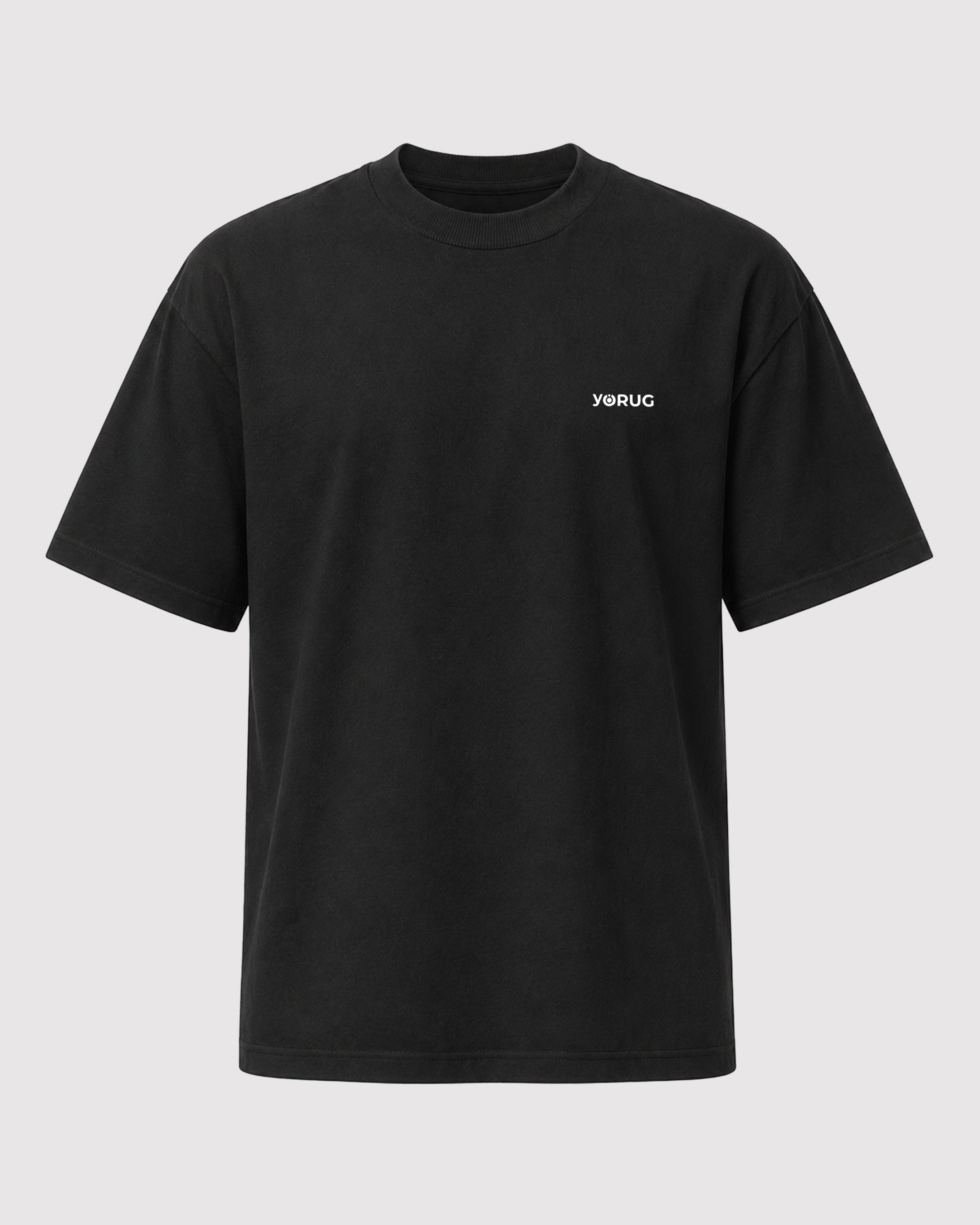 Casual Oversize T-Shirt Siyah