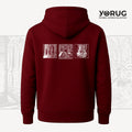 Burgundy Unisex Hoodie Yerebatan