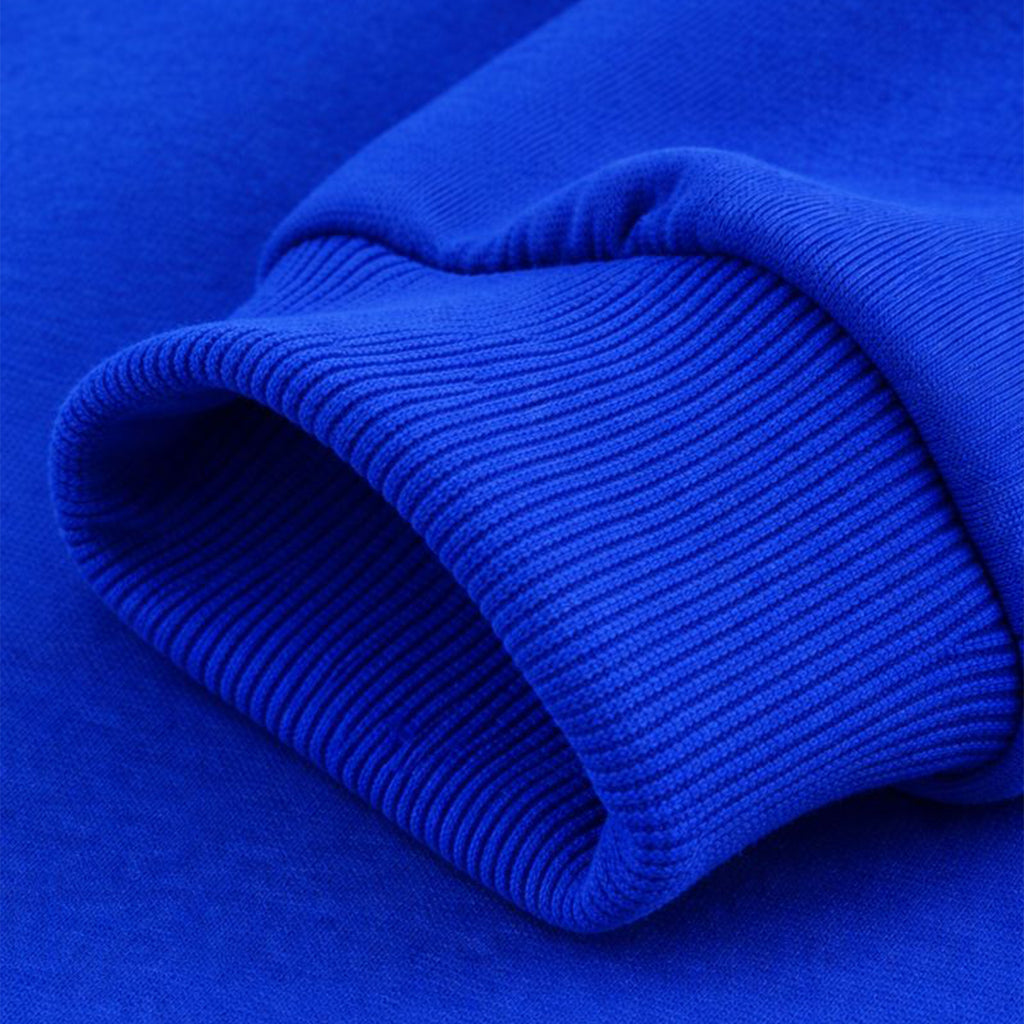 Saks Blue Crew Neck Sweatshirt with Galata Tower and Cat