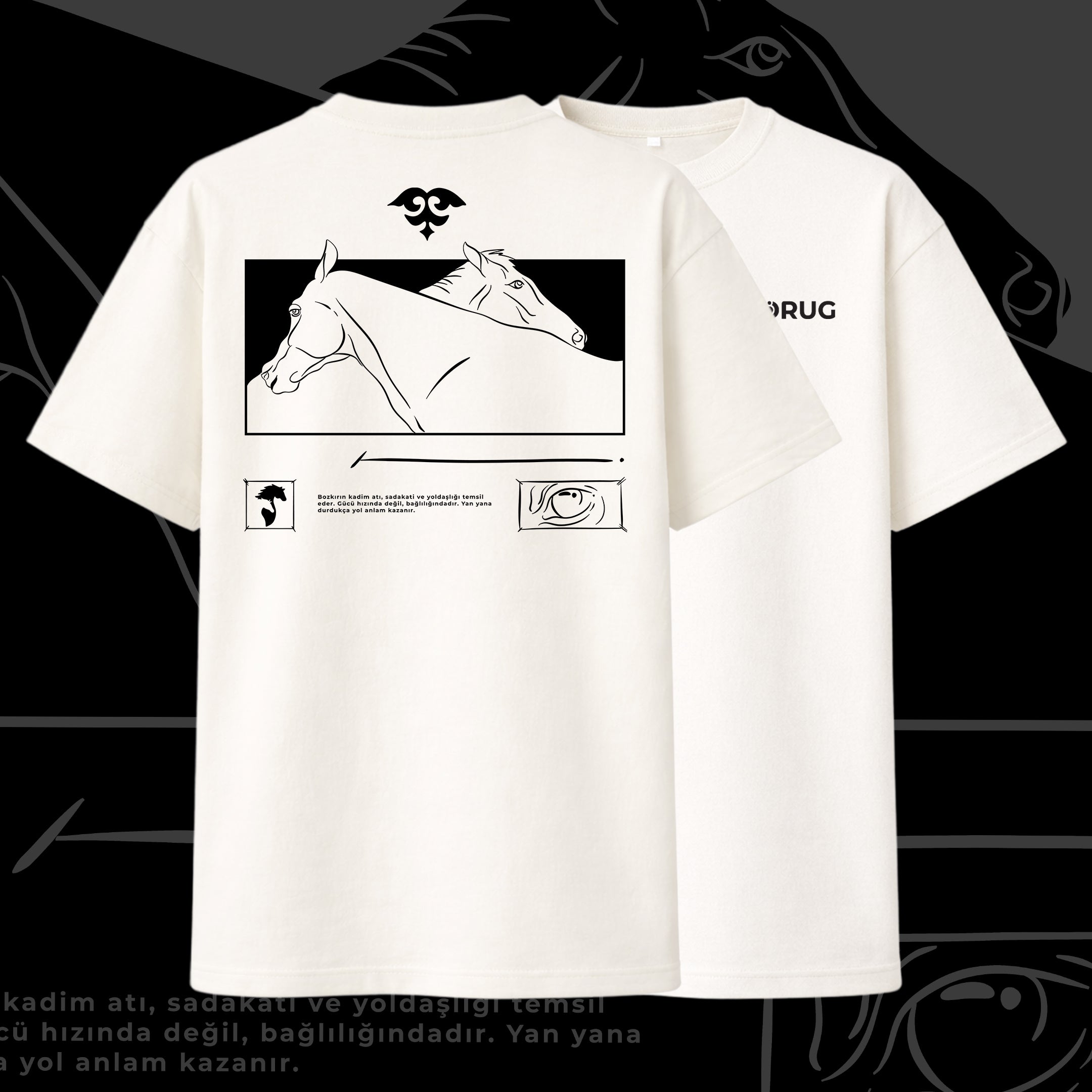 Türk Bozkır Atı Oversize T-Shirt