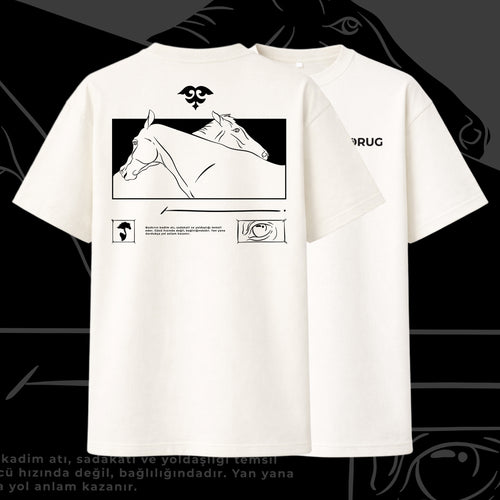 Bozkırın Dostluğu Oversize T-Shirt